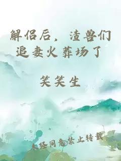 解侣后，渣兽们追妻火葬场了